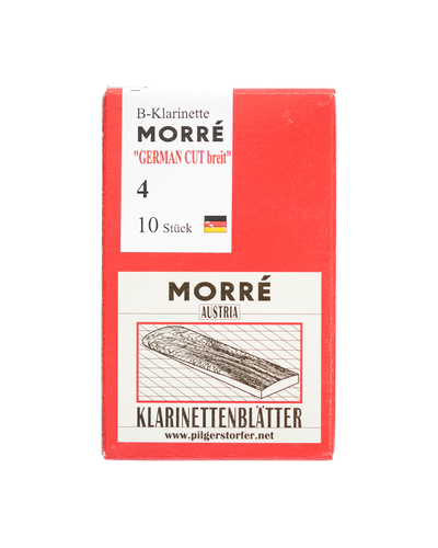 Pilgerstorfer - MORRÉ - German Cut breit B-Klarinettenblatt Deutsch